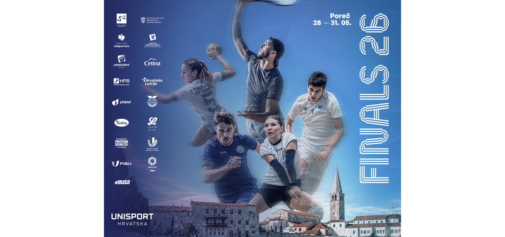 Studenti sportaši preuzimaju Poreč, vrijeme je za rekordne Unisport HR Finalse 